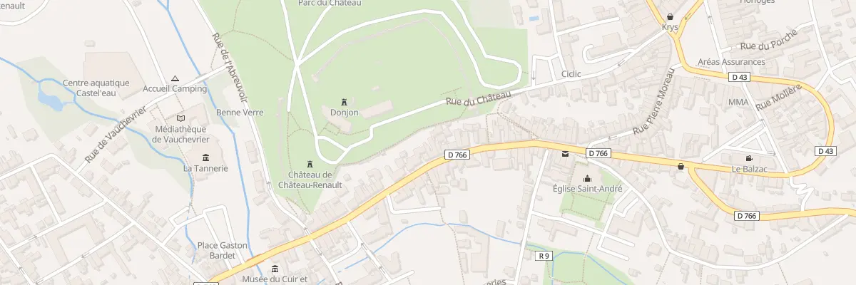 Plan du 82 Rue de la République à Château-Renault
