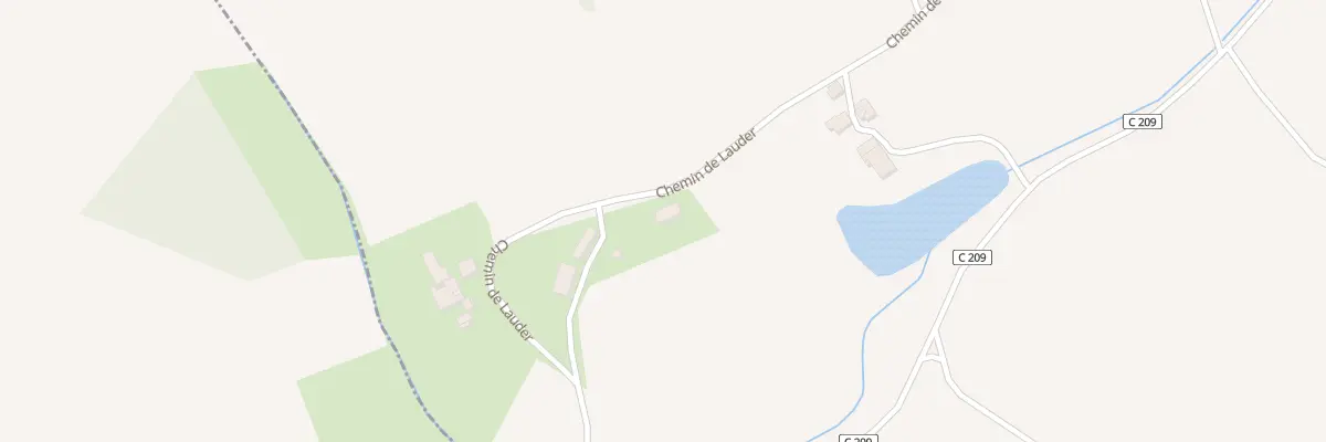 Plan du 151 Lauder Haut à Cazideroque