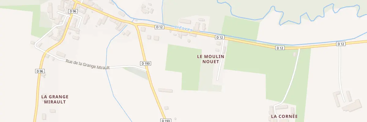 Plan du 3 Le Moulin Nouet à Esves-le-Moutier