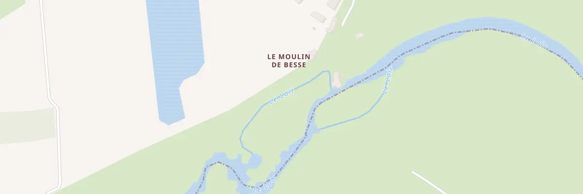 Plan du 1 Le Moulin de Besse à Saint-Rimay