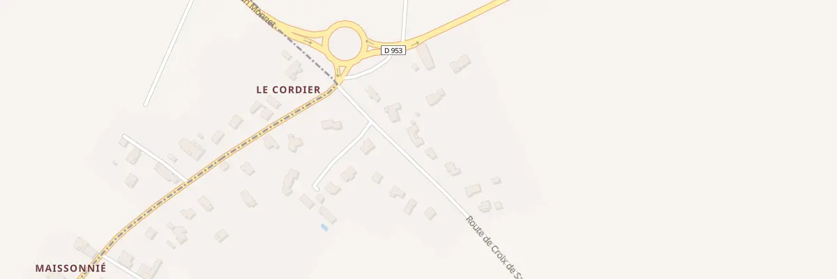 Plan du 774 Rte de la Croix de Saumade à Goudourville