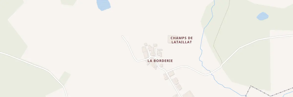 Plan du 11 La Borderie à Montrollet