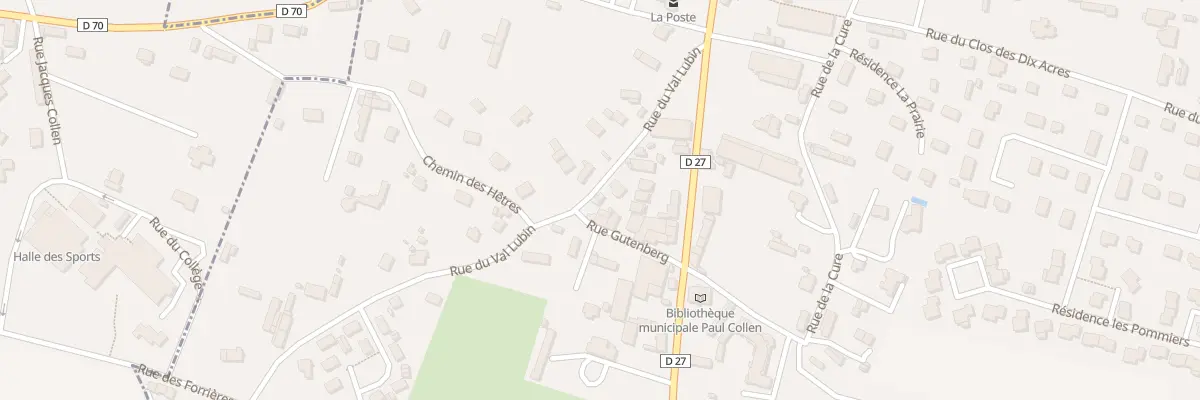 Plan du 13 Rue du Val Lubin à Luneray
