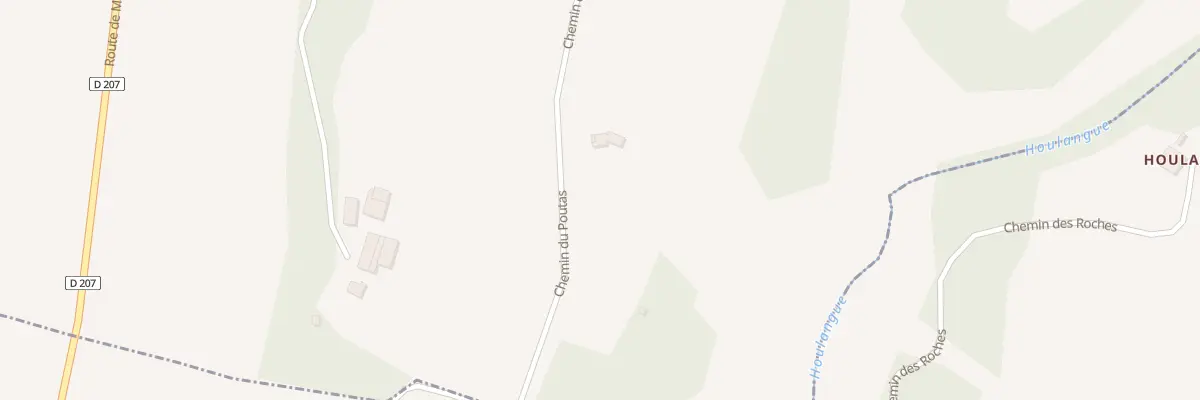 Plan de Au Poutas à Saint-Orens