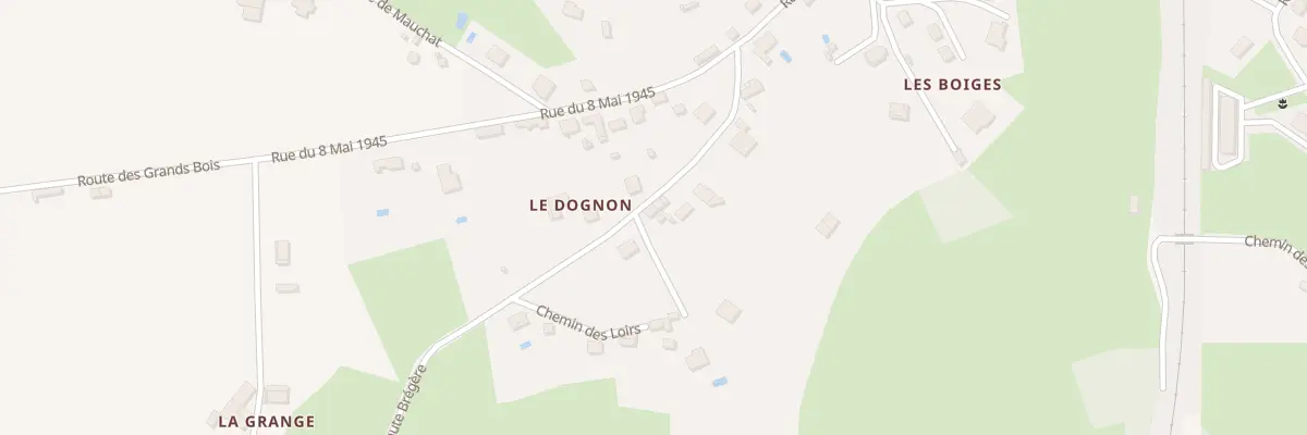 Plan du 5000 Le Dognon à Thiviers