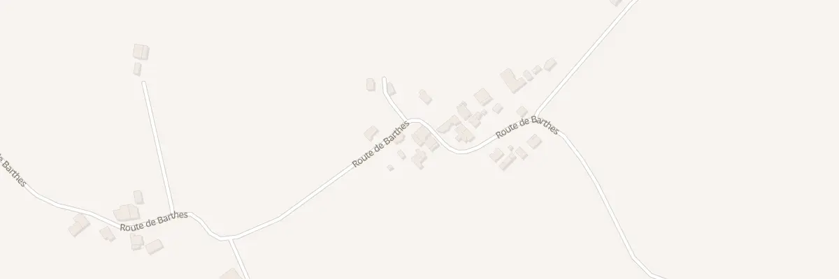Plan du 601 Rte de Barthes à Saint-Georges