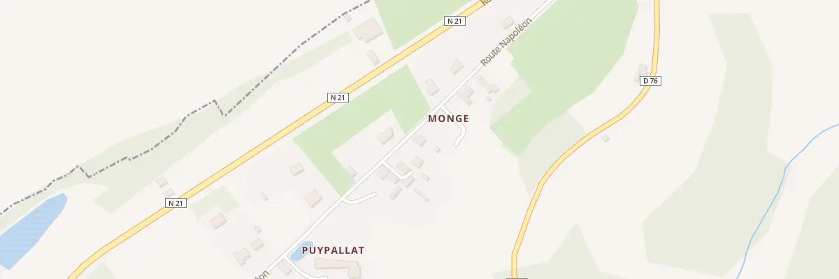 Plan du 409 Rte Napoléon à Eyzerac