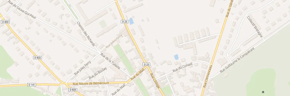 Plan du 290 Rue Clologe à Breteuil