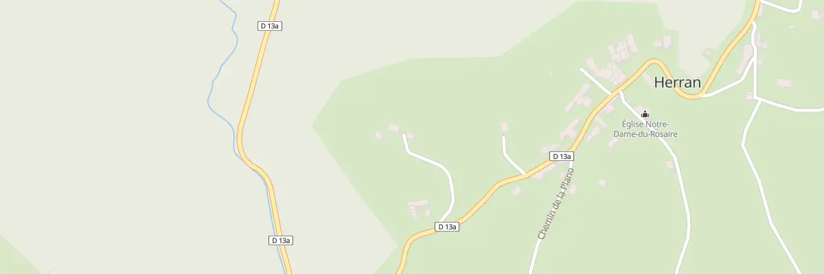 Plan du 25 Courtiou à Herran