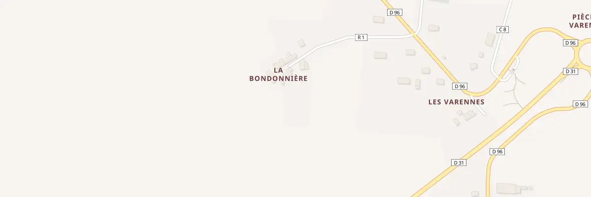 Plan du 17 La Bondonniere à Varennes