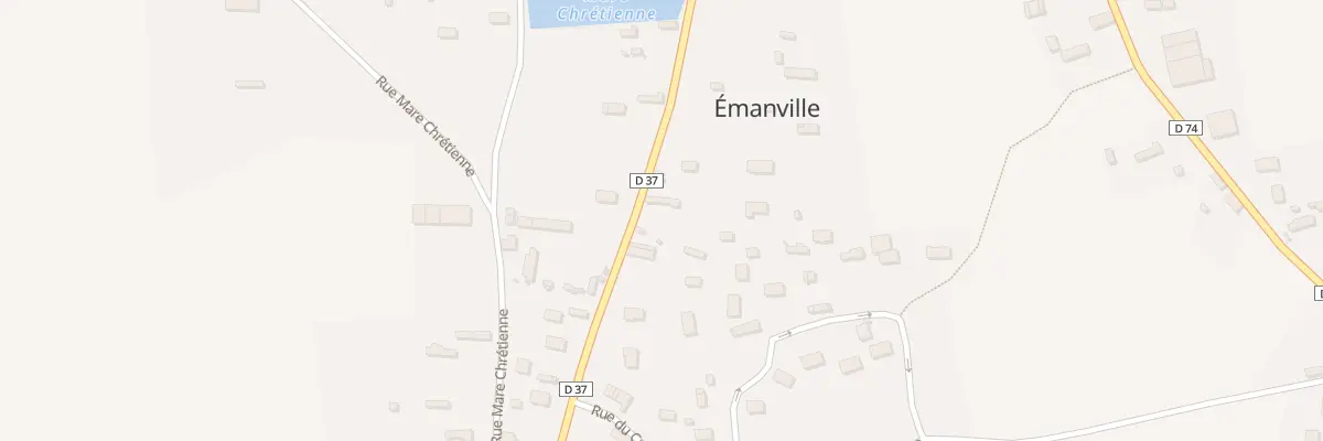 Plan du 37 Rue Saint-Etienne à Émanville