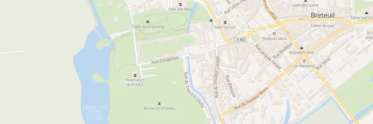 Plan du 3 Rue du Trou a la Souris à Breteuil