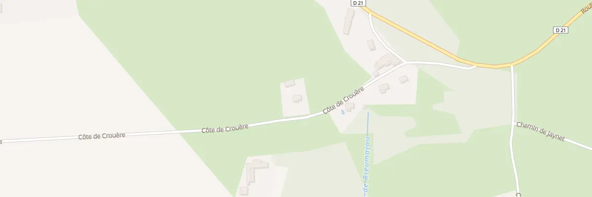 Plan du 34 Côte de Crouère à Figarol