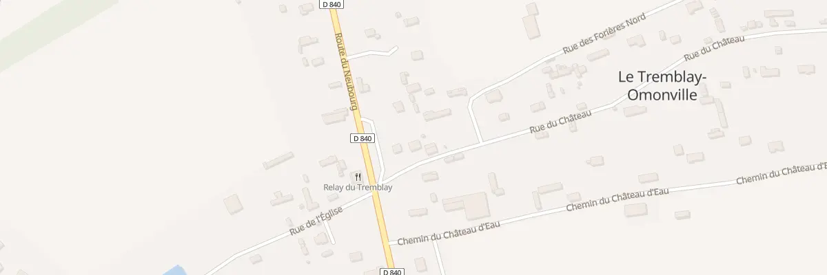 Plan du 1B Rue du Château au Tremblay-Omonville