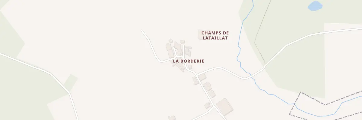 Plan du 8 La Borderie à Montrollet
