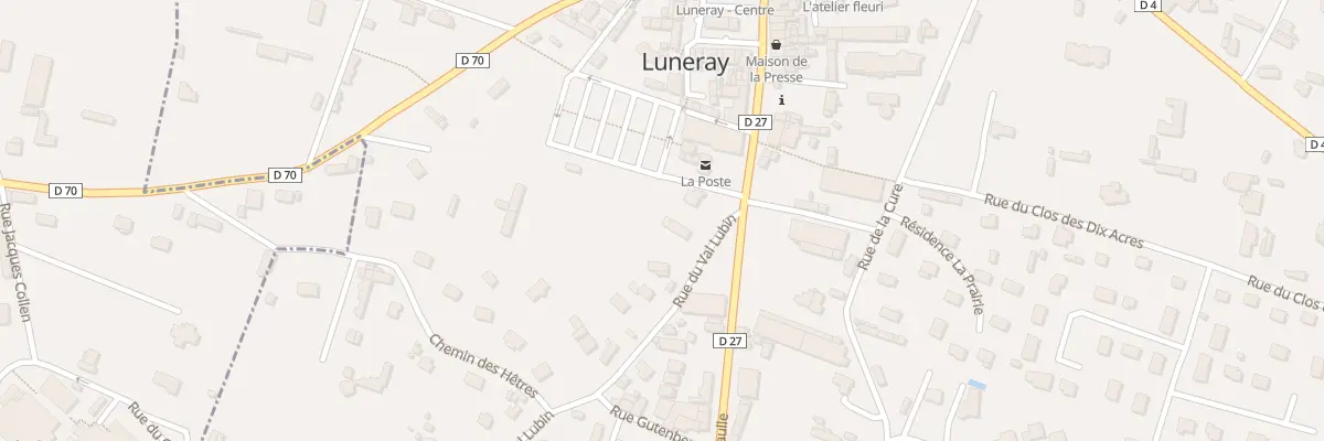 Plan du 4 Rue du Val Lubin à Luneray