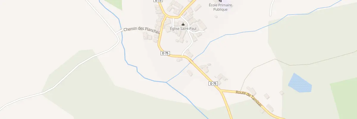 Plan du 16 Rue Val de Tardoire à Champagnac-la-Rivière