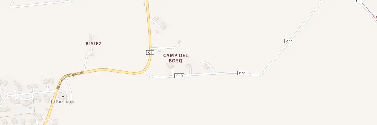 Plan du 5172 Camp Del Bosq à Espalais