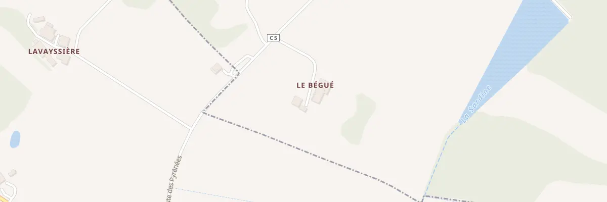 Plan du 5014 Begue à Saint-Michel