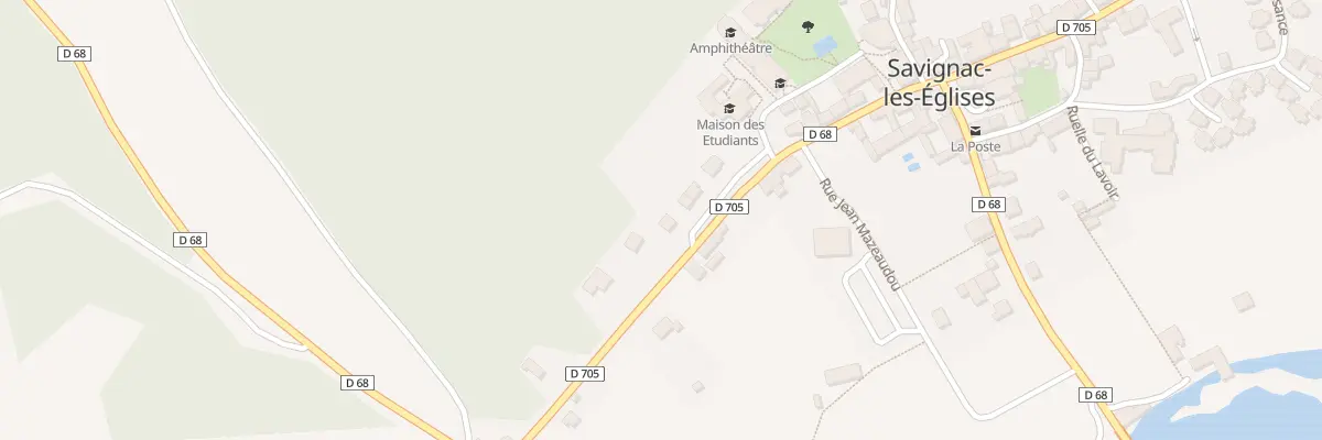 Plan du 70 Av de l’Isle à Savignac-les-Églises