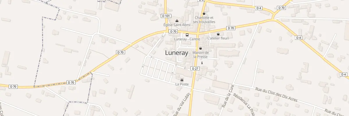 Plan du 16 Pl René Coty à Luneray