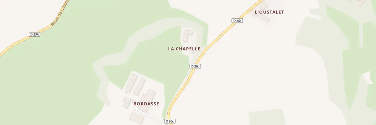 Plan du 2 La Chapelle à Benque