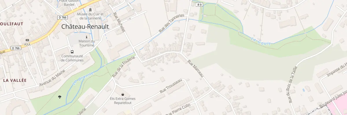 Plan du 12B Rue Marceau à Château-Renault