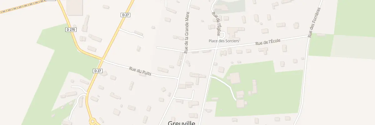 Plan du 177 Rue de la Grande Mare à Greuville