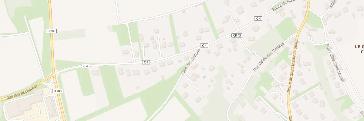 Plan du 21 Rte de Husseau à Lussault-sur-Loire
