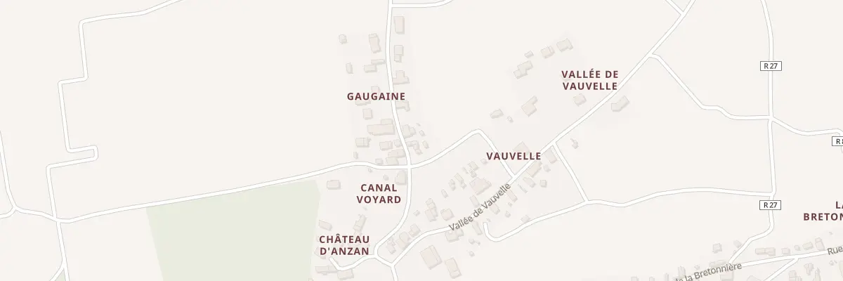 Plan du 134 Vall de Goguenne à Noizay