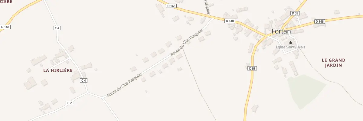 Plan du 7 Le Clos Pasquier à Fortan