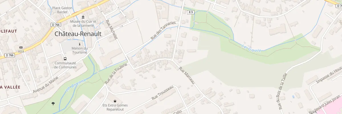 Plan du 29 Rue Marceau à Château-Renault