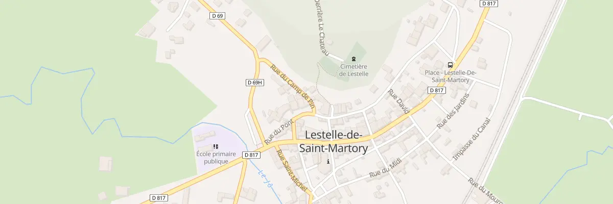Plan du 4 Pl de la Trinité à Lestelle-de-Saint-Martory