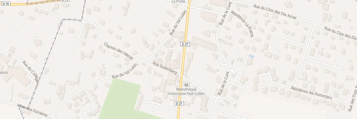 Plan du 38B Rue du General de Gaulle à Luneray