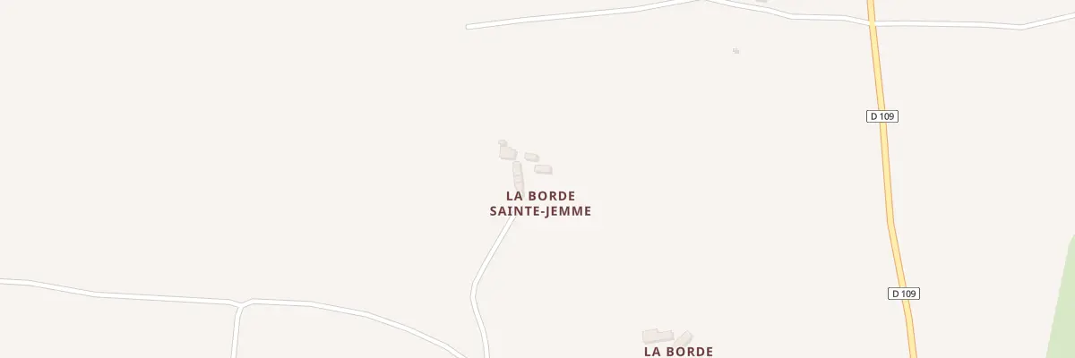 Plan du 66 La Borde Sainte Jemme à Couëtron-au-Perche