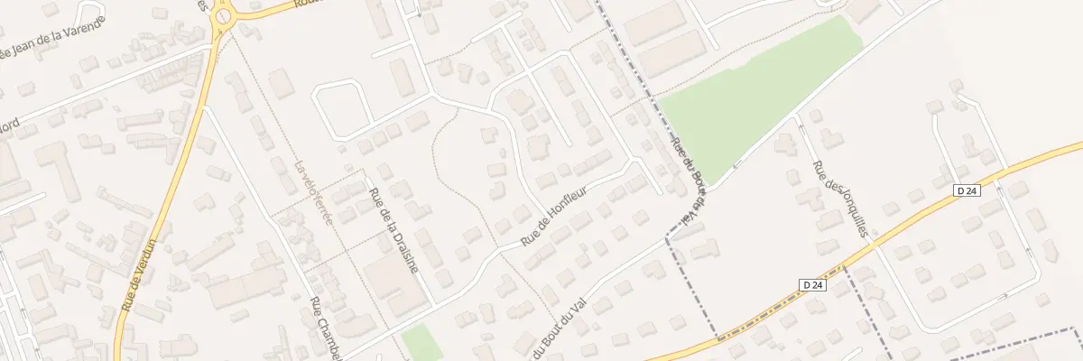 Plan du 17 Rue de Honfleur au Neubourg