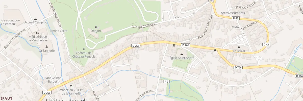 Plan du 71 Rue de la République à Château-Renault