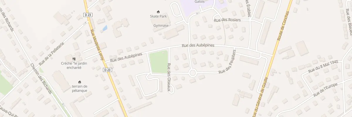 Plan du 88 Rue des Oiseaux à Breteuil