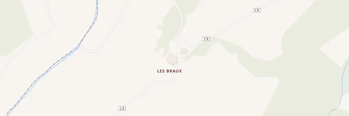 Plan du 5038 Les Braux à Montjoi