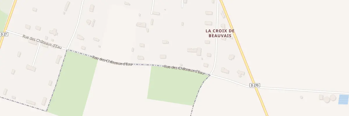 Plan du 465 Rue des Chateaux d’Eau à Greuville