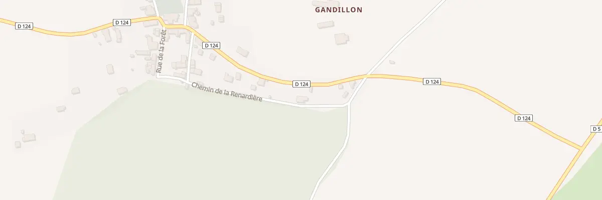 Plan du 5 Che de la Renardiere à Béthonvilliers