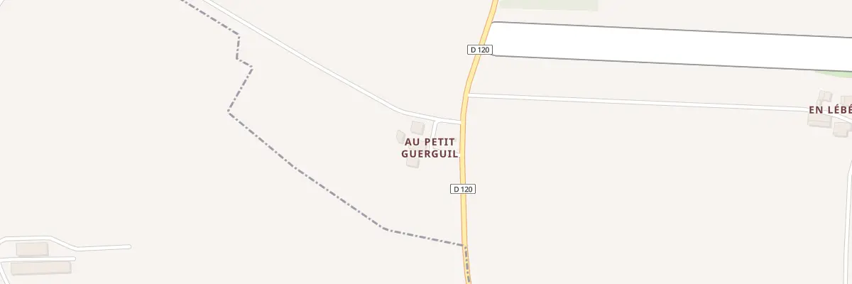 Plan du 5176 Rte de Gimont à Touget