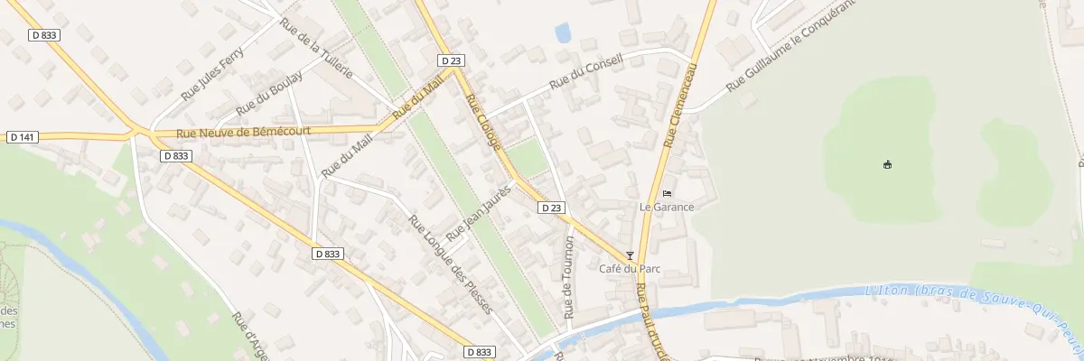 Plan du 116 Rue Clologe à Breteuil