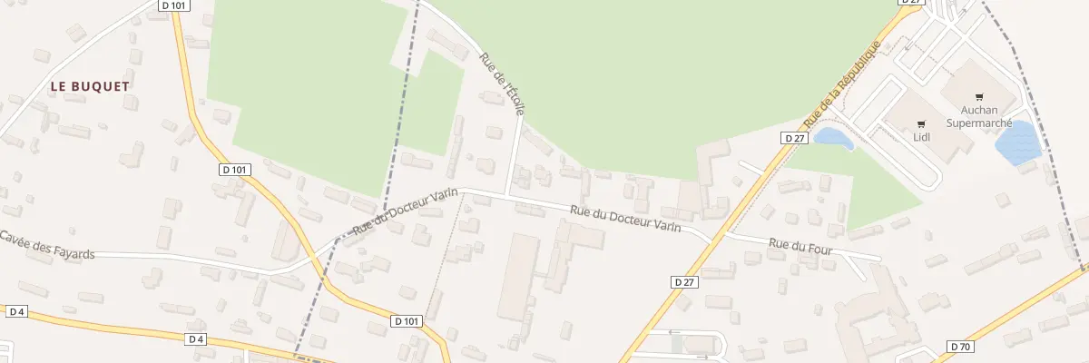 Plan du 14 Rue du Doc Varin à Luneray