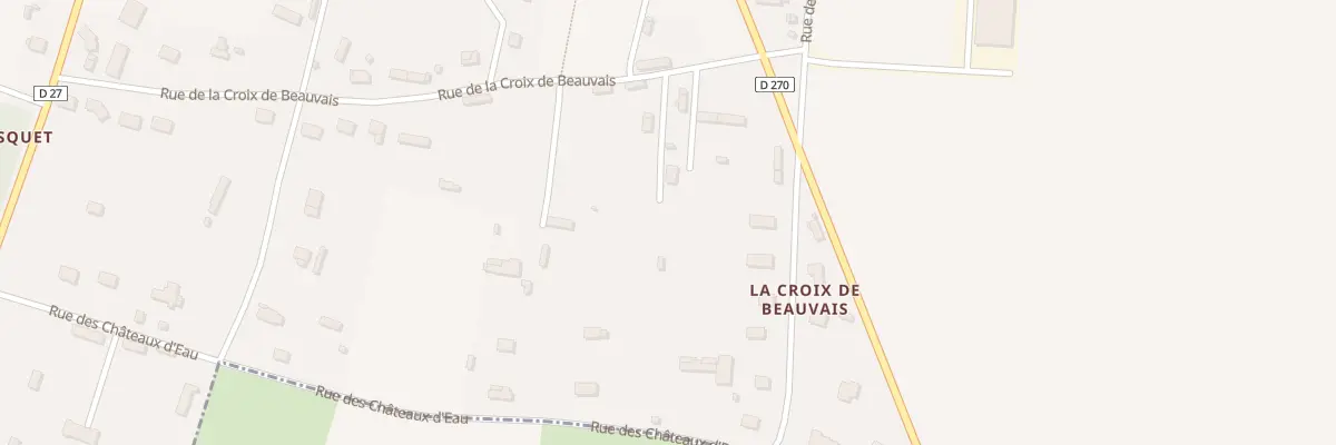 Plan du 424 Rue de la Croix de Beauvais à Greuville