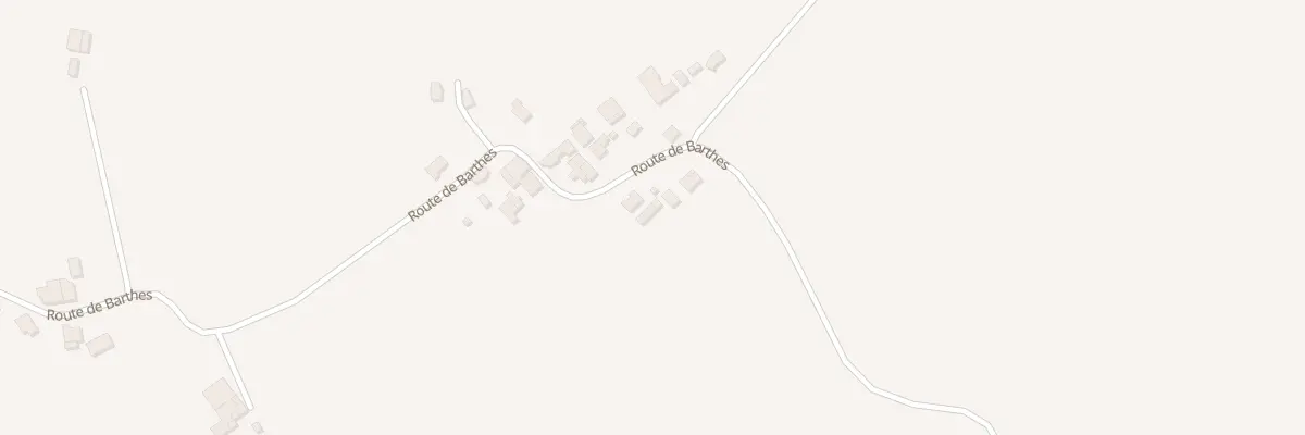 Plan du 471 Rte de Barthes à Saint-Georges