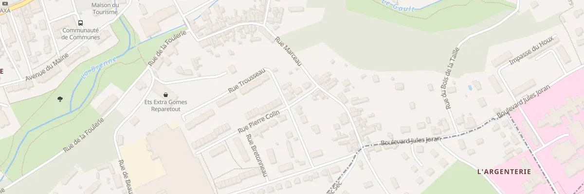 Plan du 6 Rue Pierre Colin à Château-Renault