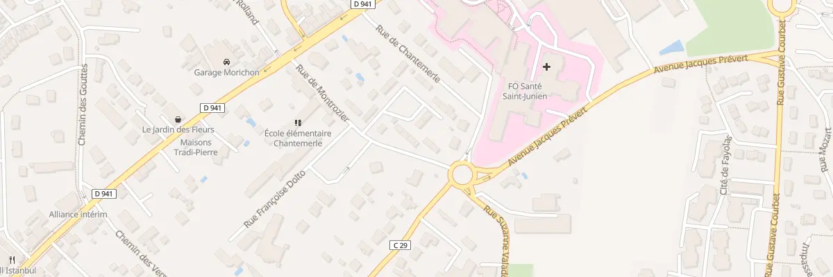 Plan du 15 Rue Montrozier à Saint-Junien