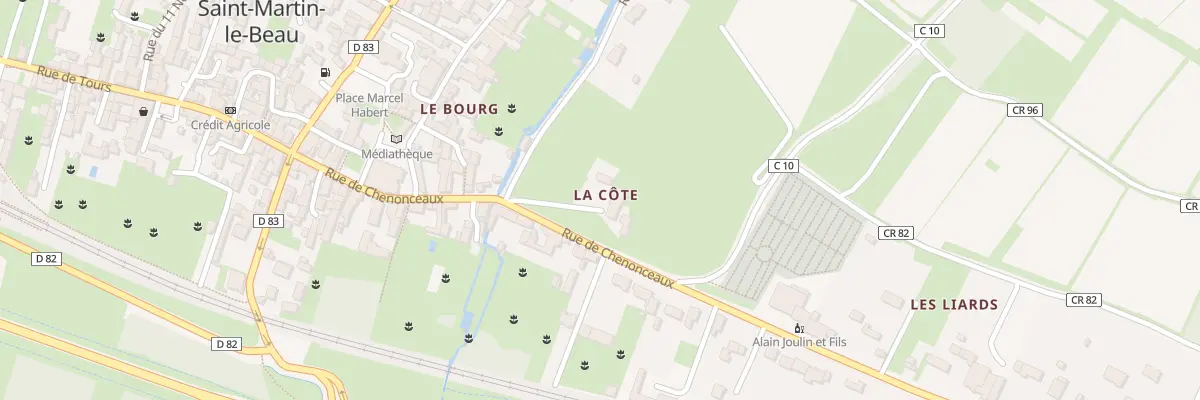 Plan du 11 Rue de Chenonceaux à Saint-Martin-le-Beau
