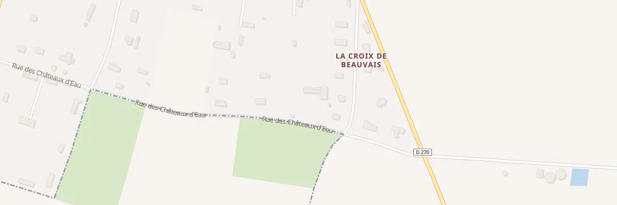 Plan du 501 Rue des Chateaux d’Eau à Greuville